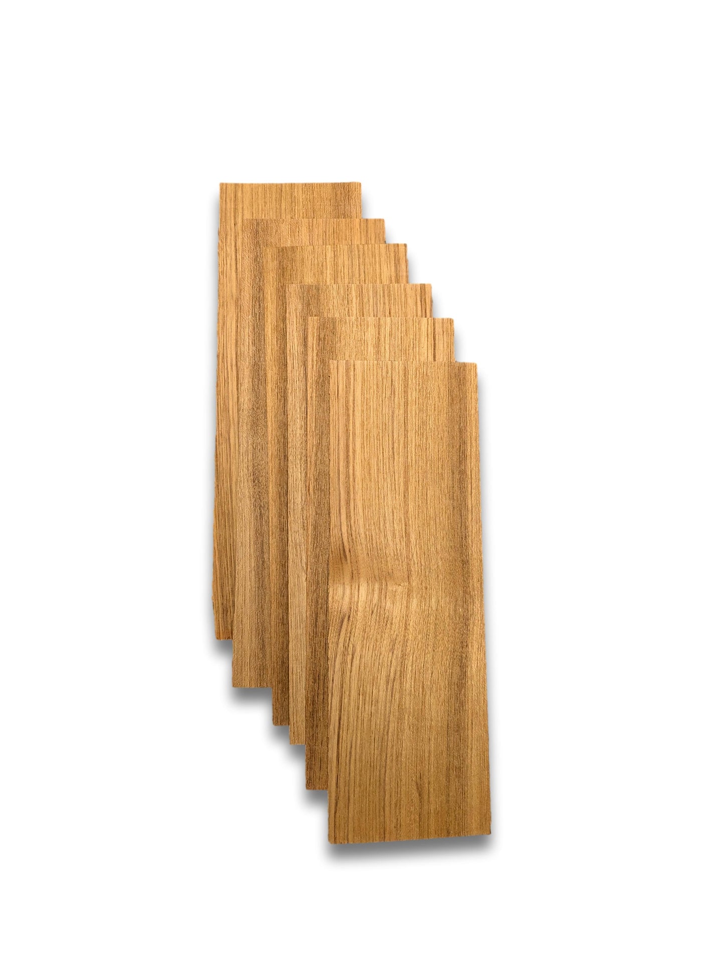 Placage de Teck | 6 feuilles | 32x10 cm