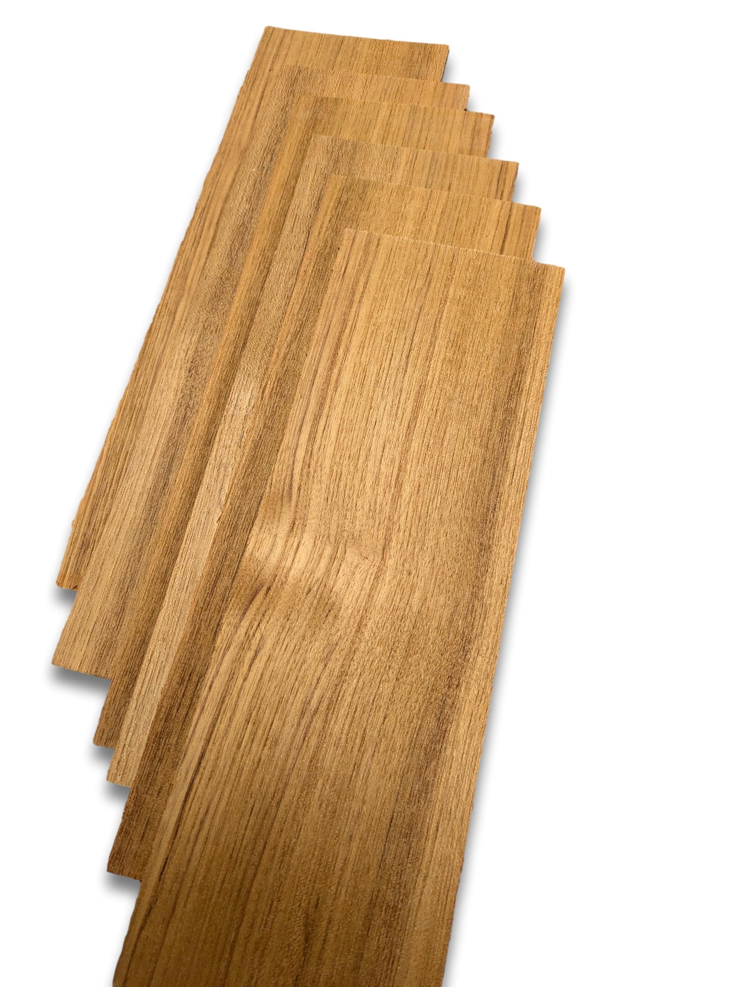 Placage de Teck | 6 feuilles | 32x10 cm