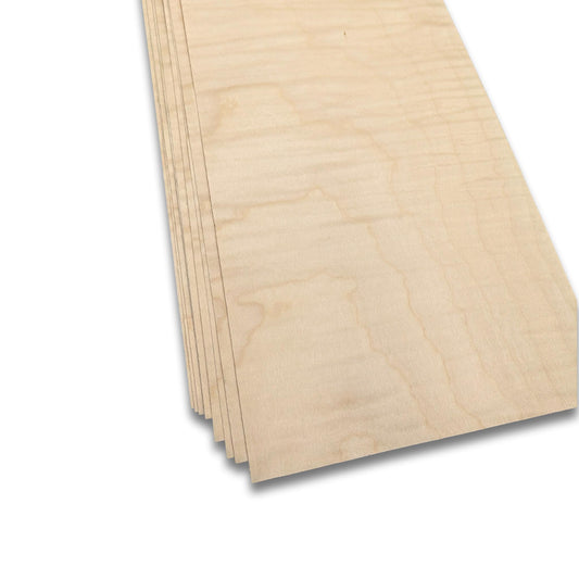 Érable (ondé) | 12 feuilles | 45x16 cm