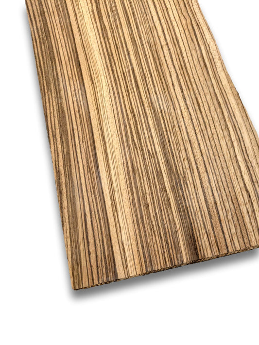 Placage Zebrano | 17 feuilles | 95x19 cm